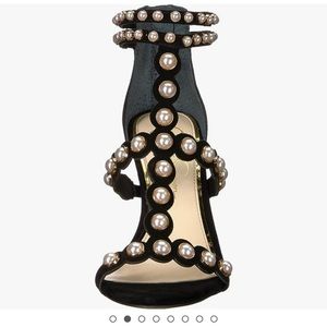 Jessica Simpson Eleia Pearl-Studded Dress Sandals, size 9. Worn once
